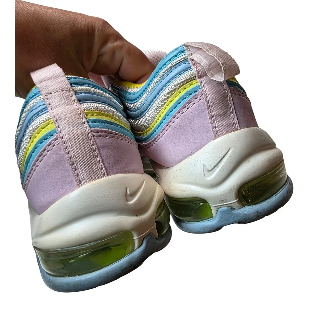Nike Air Max 97 Pastel‎ Pink Blue Yellow Sneakers BB7898-123 Womens 6.5 W2